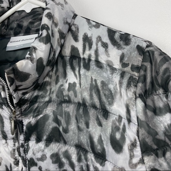 ALFRED DUNNER Lightweight Animal Print Zip Jacket - Picture 7 of 12